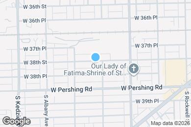 Map image of the property - 2913 W 38th St