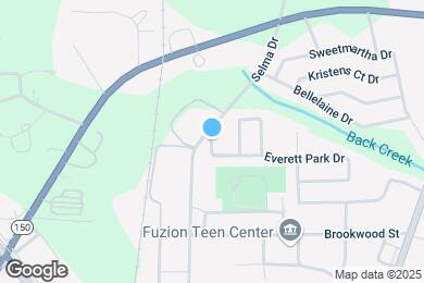 Map image of the property - 105 Everett Park Dr