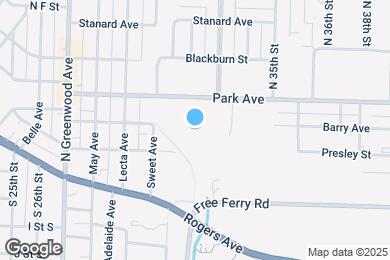 Map image of the property - 3108 Park Ave