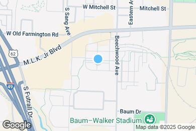 Map image of the property - 916 S Amarillo Ave