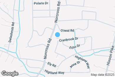Map image of the property - 1125 Cranbrook Dr