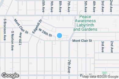 Map image of the property - 3801 1/2 Montclair St