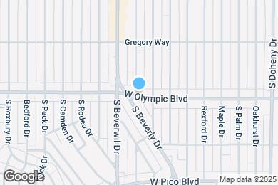 Map image of the property - 9425 1/2 West Olympic Boulevard