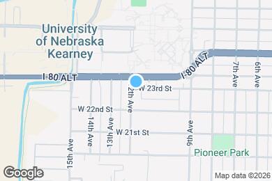 Map image of the property - 1024 W 23rd St