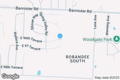 Map image of the property - 8729 E 96th Terrace