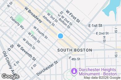 Map image of the property - 421 W Broadway