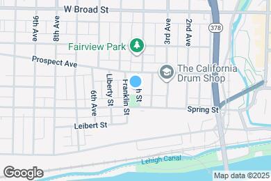 Map image of the property - 327 Arch St