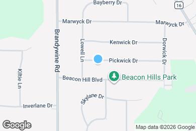 Map image of the property - 264 Pickwick Dr