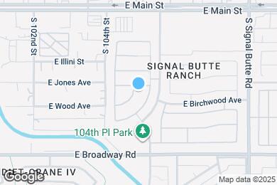 Map image of the property - 10457 E Birchwood Ave