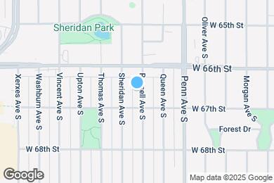 Map image of the property - 6628 Russell Ave S