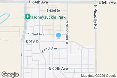 Map image of the property - 21235 E 61st Dr