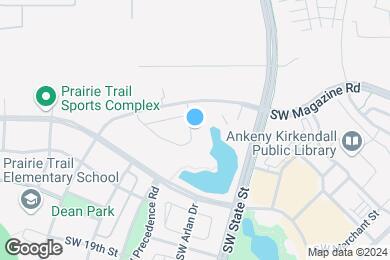 Map image of the property - The Cove at Prairie Trail