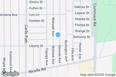 Map image of the property - 66 Osceola Ave