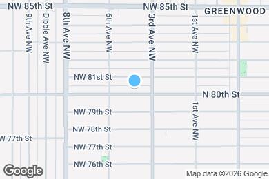 Map image of the property - 324 NW 80th St