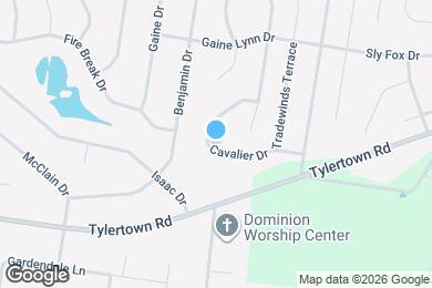 Map image of the property - 727 Cavalier Dr