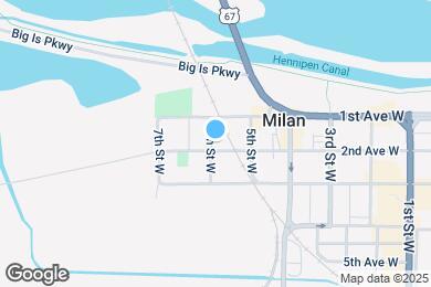 Map image of the property - 119 6th St W