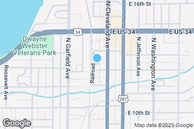 Map image of the property - 105 E 12th St