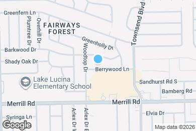 Map image of the property - 7027 Berrywood Ln