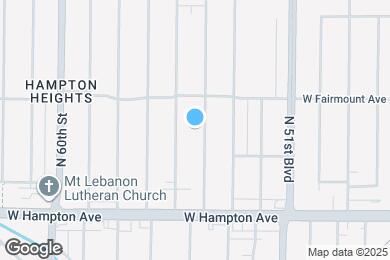 Map image of the property - 4939 N 54th St