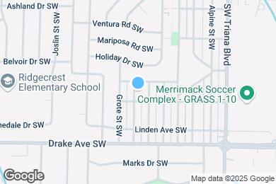 Map image of the property - 3505 Fairview St SW