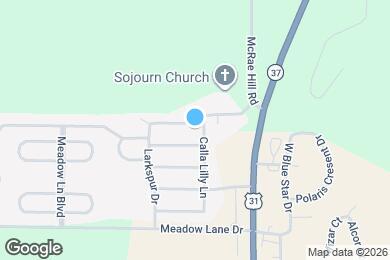 Map image of the property - 4103 Lady Slipper Dr