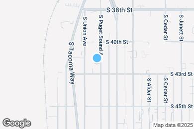 Map image of the property - 4034 S Puget Sound Ave