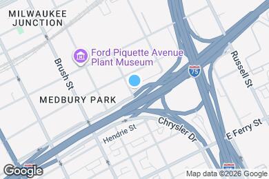 Map image of the property - 5918 St. Antoine St