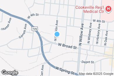 Map image of the property - 25 N Franklin Ave