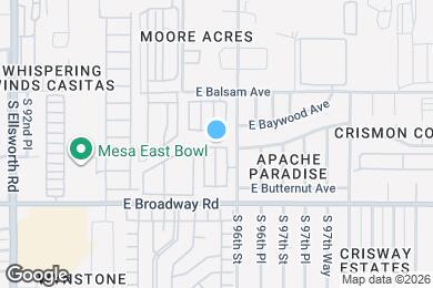 Map image of the property - 9548 E Bramble Ave