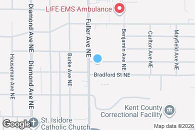 Map image of the property - 1210 Mason St NE