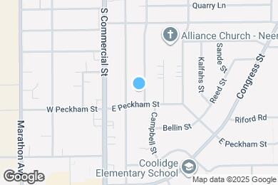 Map image of the property - 1163 Higgins Ave