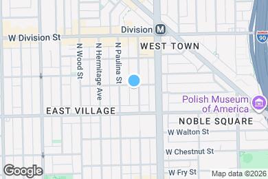 Map image of the property - 1038 N Marshfield Ave