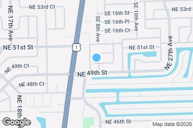 Map image of the property - 4921 NE 23rd Ave