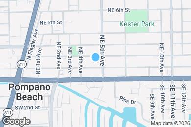 Map image of the property - 461 NE 1st St