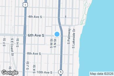 Map image of the property - 606 S Center St