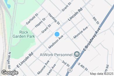 Map image of the property - 1701 Madison Ave