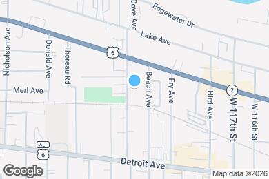 Map image of the property - 1277 Cove Ave