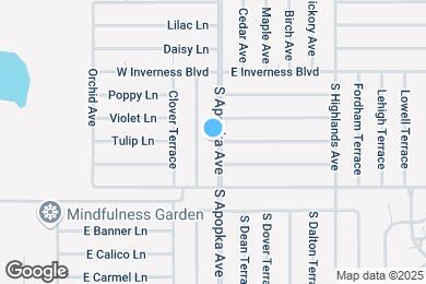 Map image of the property - 1147 S Apopka Ave