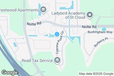 Map image of the property - 3318 Cypress Point Cir