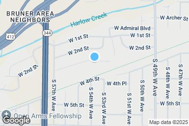 Map image of the property - 5614 W 3rd St