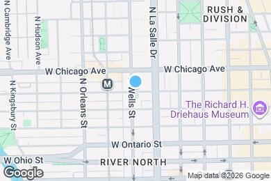 Map image of the property - 172 W Superior St