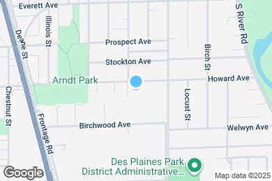 Map image of the property - 1725 Howard Ave