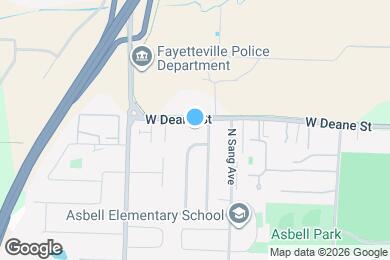 Map image of the property - 2223 W Deane St