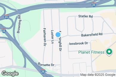 Map image of the property - 1703 Morninghill Dr
