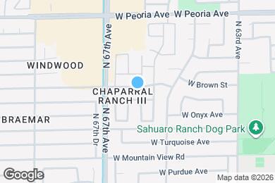 Map image of the property - 6607 W Brown St