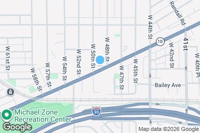 Map image of the property - 4828 Lorain Ave