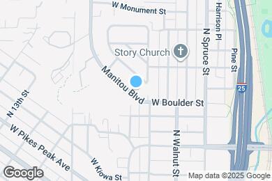 Map image of the property - 619 Manitou Blvd