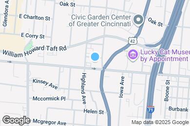 Map image of the property - 2511 Burnet Ave