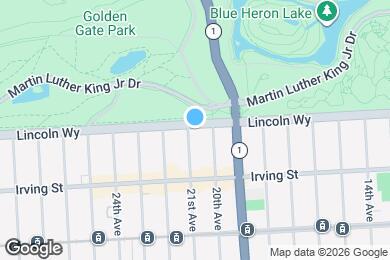 Map image of the property - 1200 21st Ave