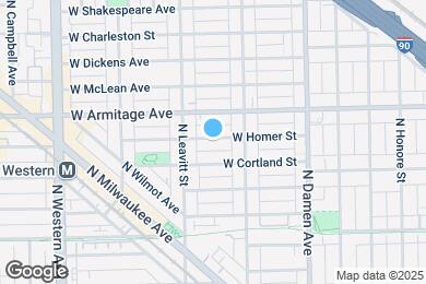 Map image of the property - 2131 W Homer St